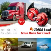2x 300DB super loud 12v train horn tricycle truck whistle waterproof horn