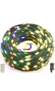 1000 Led Christmas String Lights Indoor Outdoor Waterproof 9 Modes Multicoloured