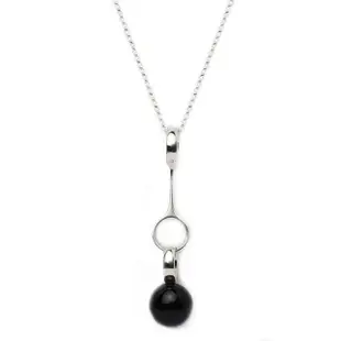 【Georg Jensen 喬治傑生】Sphere 黑瑪瑙+純銀項鍊