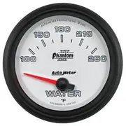 Autometer Phantom II Water Temperature Gauge - 100 - 250 F, 2 5/8 Inch, AU7837