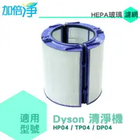 在飛比找樂天市場購物網優惠-加倍淨 HEPA玻璃濾網 適用Dyson Pure智慧空氣清