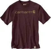 Carhartt Core Logo, t-shirt , color: Orange/Dark Blue , size: S