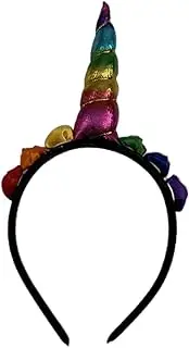 [WHAMVOX] Unicorn Headband Cosplay Hair Band Party Headwear Decor for Adults Boys and Girls