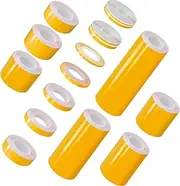 12mm | 1/2", Amber Yellow, Self-Adhesive Vinyl Pin Stripe Line Decal Sticker Tape, Length 9.80m | 32ft, Suitable for Cars, Vans, Motorcycles, Bikes, Models, Tuning & Styling