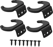 Kisangel 4Pcs Microphone Wall Mount Holder Durable Silicone and Hook for Wireless Mics Space Saving Design Easy Installation for Home and Stage Use