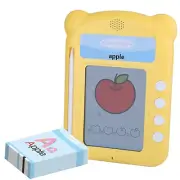 New Toddler LCD Writing Tablet with 50 Double-Sided Cards, Talking Flash Cards