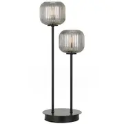 Bobo 2Light Table Lamp Black Smoke | Telbix Lighting