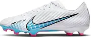 [Nike] Men's Mercurial Zoom Vapor 15 Academy MG Trainers, White Baltic Blue Hot Punch Co, 7.5 US