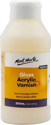 Mont Marte Gloss Finishing Acrylic Varnish Paint 250 Ml