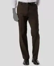 Dockers Men's Gray Easy Classic Fit Khaki Stretch Pants Size W42/L30
