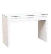2 Drawers Makeup Table in White