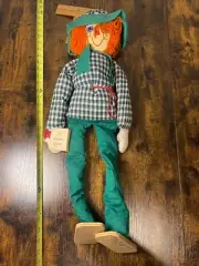 Scarecrow Marionette Toy ~ Wizard Of Oz Doll ~ Howell Family, TN ~ 1 of a kind!!