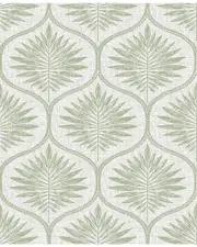 NuWallpaper Green Primitive Leaves Peel & Stick Wallpaper NoSize