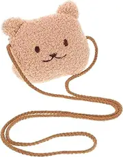 [SAFIGLE] Adorable Bear Shape Shoulder and Girls Casual Purse Coin Purse Soft and Handbag