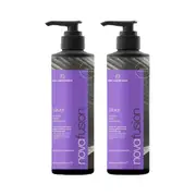 2 x De Lorenzo Novafusion Colour Care Silver Shampoo 250mL