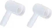 TANILES Replace 640363 Tecumseh Carburetor Gas Line Inlet Plastic Elbow Fitting Fits The Following Carburetors - 640230 640231 640347-2 Pack