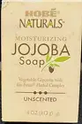Hobe Labs Jojoba Bar Soap Unscented 4 oz Moisturizing Soap
