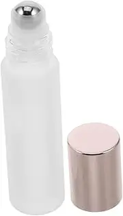 WRITWAA Travel Perfume Roller Bottle Empty Essential Oil Holder Elegant Design with Cap Portable and Versatile for Perfumes and Oils Efficient Dispensing for Go Use