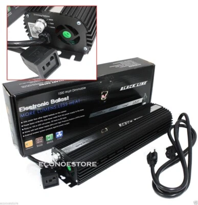 1000w MH HPS Hydroponic Dimmable Digital Ballast 1000 750 600 Watt 120V 220V HID