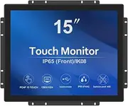 GreenTouch 15 Inch Open-Frame Touchscreen LCD Monitor - Capacitive PCAP -1024x768-5:4-Black