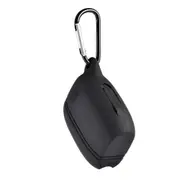2PCS Soft Silicone Case For Jabra Elite Active 65T Sports Earbuds Storage Cover Scratchproof Shock Resistant Anti-lost Earphones Shell black