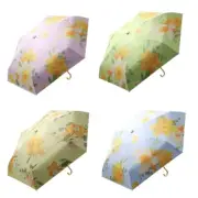 Portable 5 Fold Umbrella UV Sunshade Folding Umbrella for Both Rain and Sun