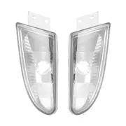 Car Fog Light Front Turn Signal Fog Light Lamp for C Class W202 1994-2004 Transparent Color