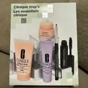 $37 CLINIQUE Mvp’s Les Essentiels 5-piece Travel Essentials Set ~ New In Box