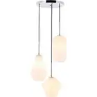 Decovio 12752-C3 Rochester 3 Light 17 inch Chrome Pendant Ceiling Light