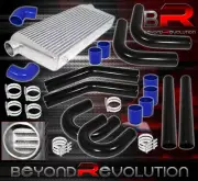 8Pc Diy Mandrel Bent Piping Pipe Kit +Fmic Front Mount Aluminum Intercooler Set (for: Peugeot)