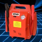 3-in-1 Rechargeable 12V Power 300 PSI Air Compressor Jump Starter Battery Pack