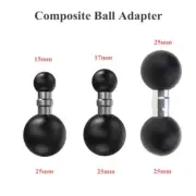Dual Ball Mount Holder Transfer for Action Camera Smartphone GPS Bracket