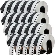 ExtraPrint 20 Rolls Compatible Label Replacement for Brother DK-22211 29mm x 15.24m for Brother QL-1050 QL-1060 QL-1110NWB QL-500 QL-550 QL-580N QL-720NW QL-810W [Continuous Film Label]