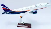 Aeroflot A350 Large Plane Resin Model apx 18"
