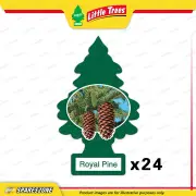 24 x Little Trees Royal Pine Air Freshener - Car Truck Taxi Uber Home Office