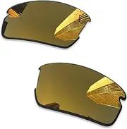 [Combine8] Combime 8 Premium Polarized Mirror Replacement Lenses for Oakley Flak 2.0 Asian Fit (AF) OO9271 sunglasses - Bronze Mirror, Bronze, One Size