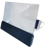 F5 12 inch Universal Mobile Phone Screen Amplifier HD Video Amplifier with Stand & Speaker, Charging Version