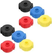 Kisangel 8pcs Drum Quick Release Cymbal Nuts Versatile Plastic Parts for Percussion Kits Effortless Operation Compatibility for Seamless Cymbal Changes in All Drum