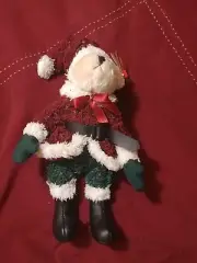 TY Santa Bear Stuffed Toy