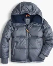 J. Crew Crewcuts Boys Down- Filled Puffer Jacket SZ 4-5