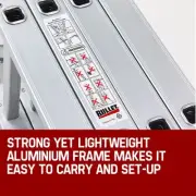 5.8m Multi-Fold Aluminium Ladder - Adjustable, Lightweight, and Compact