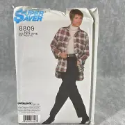 Simplicity 8809 Button Front Shirt and Pants Misses Size 10 16 Sewing Pattern