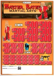 Pull Tab Tickets - Jar Tickets - Game - Master Bates Martial Arts