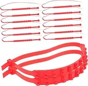Generic 20pcs Heavy Duty Snow Chains for Cars and Trucks Skid Zip Tie Traction Devices Durable and Wear Resistant Enhanced Grip for Safe Winter Driving