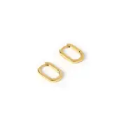 Link-Up Gold Hoop Huggies - Small