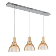 Erika 3 Lights Kitchen Bar Timber Pendant | Marden Designer