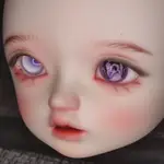 BJD 娃娃眼珠 BJD石膏眼仿玻璃眼蝴蝶異瞳白菜價BJD娃娃