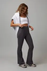 [Factorie] Factorie - High Waisted Flare Pull On Pant - Steele XS STEELE