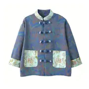 Boy Hanfu New Chinese Style Tang Jacket Traditional Coat Cultural Clothing
