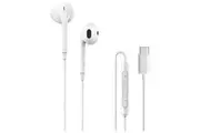 Edifier P180 USB-C Wired Earbuds - White with Remote and Mic - Hi-Res Audio